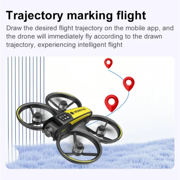 M23 Mini RC Drone 8K HD Camera Screen Control Remote Control WiFi Hold For Selfie And Aerial Shots RC Helicopter For Gifts Toys - Image 5