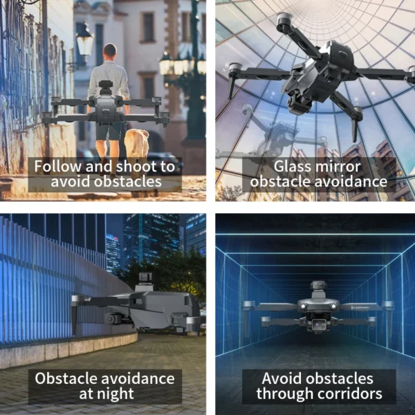 L600 PRO/L600 Pro Max 4K Professional Drone 3-Axis Gimbal RC Quadcopter 3KM Flight Mini Dron Smart Obstacle Avoidance Aircraft - Image 4
