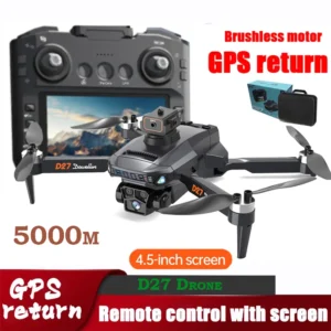 2025 D27 Pro MAX GPS Drone 8K Professional HD Camera 5G WIFI FPV 360° Obstacle Avoidance Brushless Large Screen RC Quadcopter