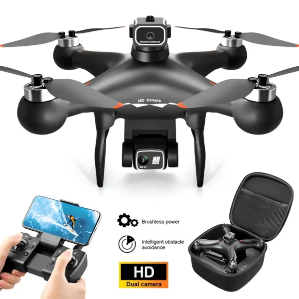 S116 MAX Drone Professional with 3 Batteries 8K Dual Camera Optical Flow Brushless 360° Obstacle Avoidance WIFI FPV RC Dron Toys - Image 4