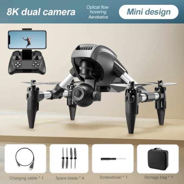 4DRC New V42 Mini Drone Professinal 8K HD Dual Camera FPV WIFI Optical Flow Localization Altitude Hold RC Quadcopter Gift Toys - Image 6