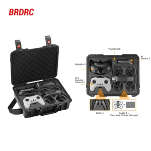 Shockproof Hard Case for DJI Avata 2,Travel Storage Box, Dustproof Protective Carry Case,FPV Drone Outdoor Storage Accessories