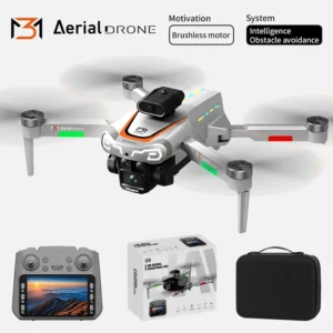 M3 8K Drone with GPS & Brushless Motor, Triple Camera EIS, Optical Flow, Obstacle Avoidance, Foldable RC Quadcopter