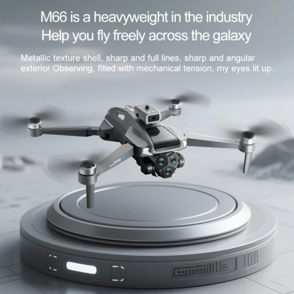 2025 New M66 Max 4K Dual Camera Drone with Foldable Screen 10km Flight Range GPS Auto Return Brushless Motor RC Quadcopter - Image 4