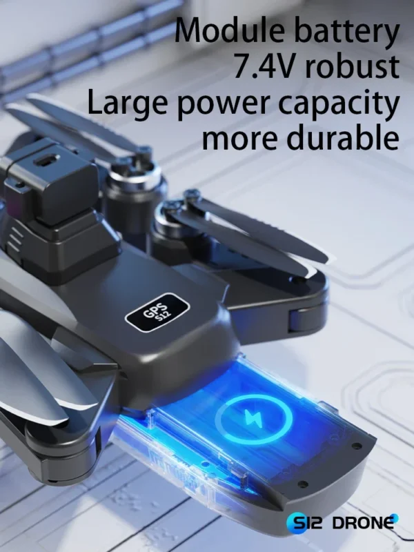 XIAOMI MIJIA S12 Drone RC Aerial Drones 8K 5G Professional GPS HD Camera 4.3inch large screen remote control Foldable quadcopter - Image 6