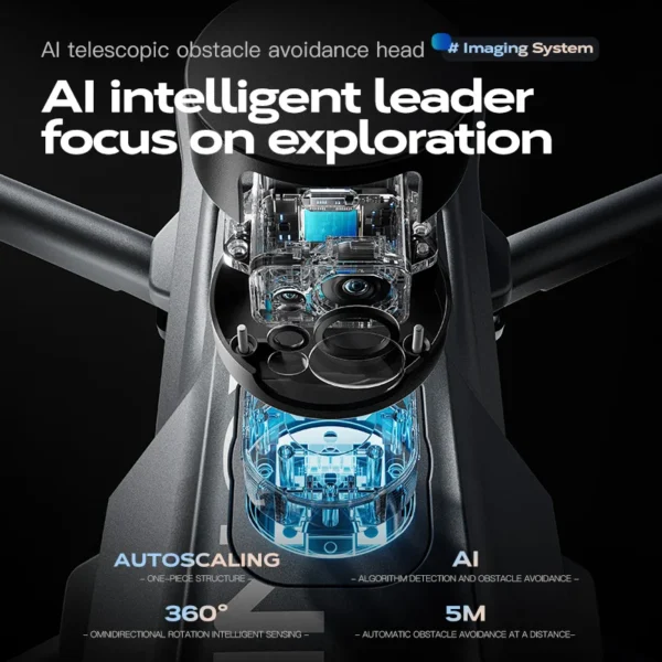 2025 New Wing 6 Screen Controlled Version Drone 8K Camera Brushless Motor Obstacle Avoidance Foldable Quadcopter Dron RC Toys - Image 4