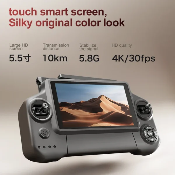 High end drone A25PR system touch screen three-axis gimbal 8k three-axis mechanical stabilization gimbal electronic anti shake - Image 6