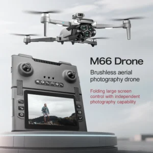 M66 Drone 8K Folding Remote Control With Camera And Screen 5G FPV Camera Quadcopter Brushless Motor RC Quadcopter