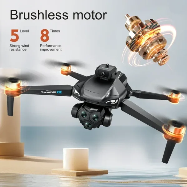 New M33 RC Drone 4K Professinal With Wide Angle Triple HD Camera Foldable RC Helicopter WIFI FPV Height Hold Apron Sell - Image 5