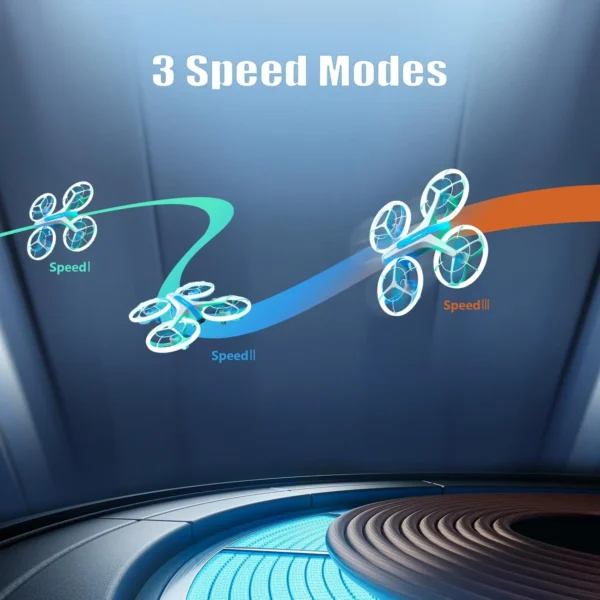 4DRC V33 Drones 8K 4K HD Camera RC Drone with Altitude Hold and Headless Mode RC Quadcopter with LED Light Gift Toy for Kids - Image 4