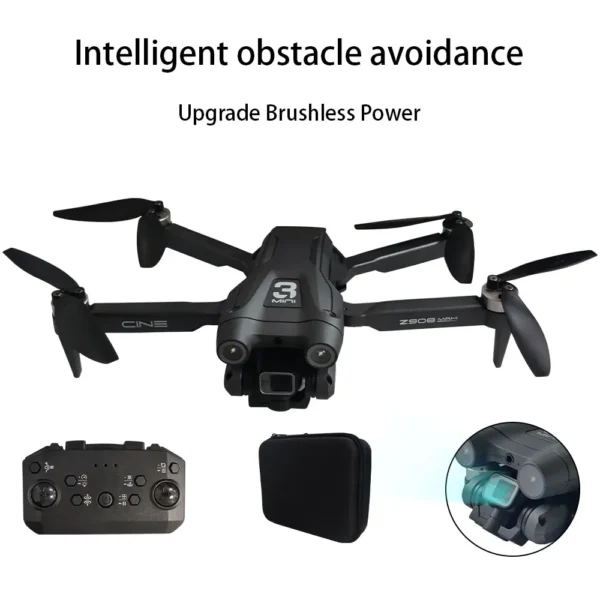 Z908 Pro MAX Drone 8K Professional Dual Camera GPS FPV Brushless Motor Optical Flow Hovering Folding Quadcopter 10000M - Image 6