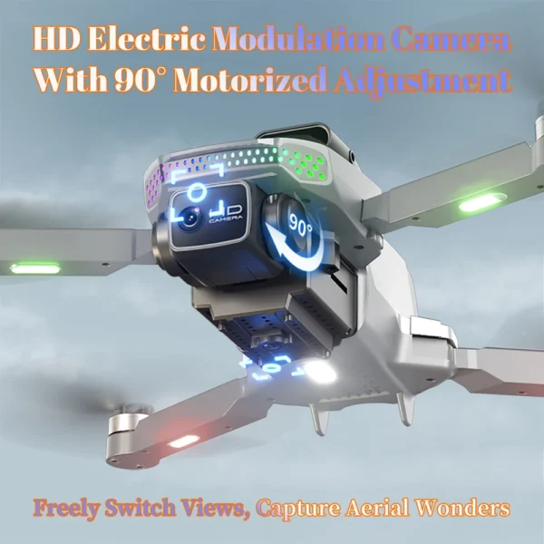 S50 PRO GPS Drone with 2 Batteries, 4.5-inch Large Screen Remote, Real-Time HD Camera, Obstacle Avoidance, Extended Flight Time - Image 5