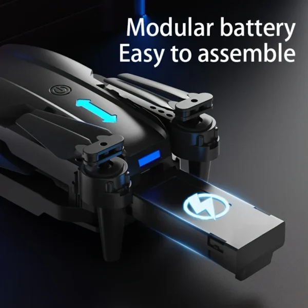 E99 Foldable RC Drone with Dual 8K Cameras, Ideal for Beginners and Adults,  USB Rechargeable Battery, Perfect Gift for Holidays - Image 6