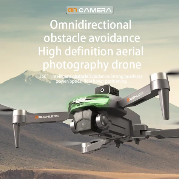 A17 4K Dual Camera GPS Drone w/ 360° Obstacle Avoidance, Auto Return, Foldable RC Quadcopter, WiFi FPV & Long Flight Time - Image 3