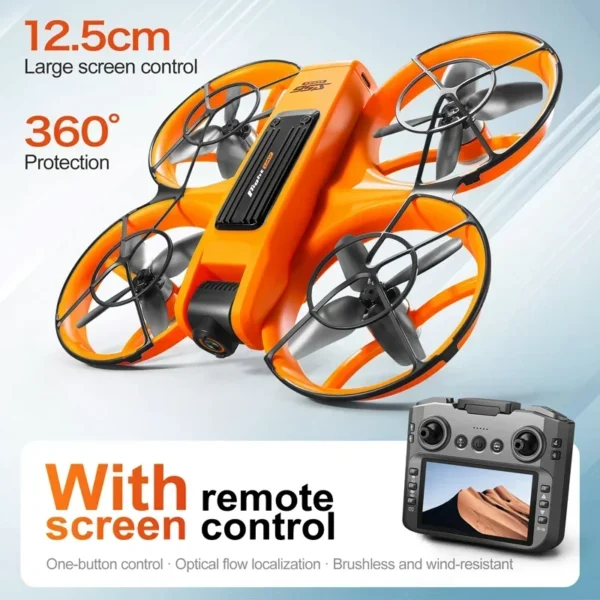S156 Remote Control Crossing Drone Aerial Vehicle with Display Screen Four Axis Optical Flow Remote Control Aircraft Large Size - Image 6