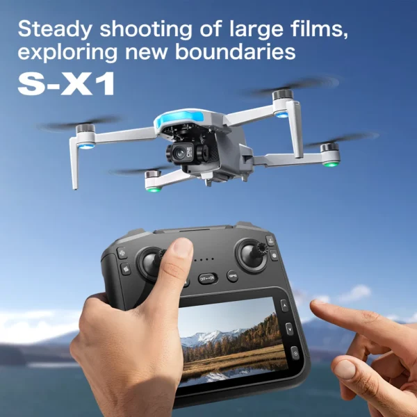 Professional high-end drone GPS screen control three-axis gimbal aerial photography ultra clear digital relay image transmission - Image 6