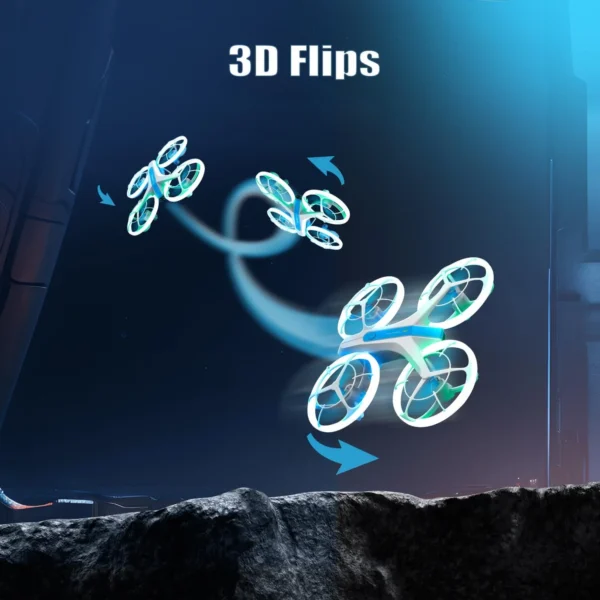4DRC V33 Drones 8K 4K HD Camera RC Drone with Altitude Hold and Headless Mode RC Quadcopter with LED Light Gift Toy for Kids - Image 3