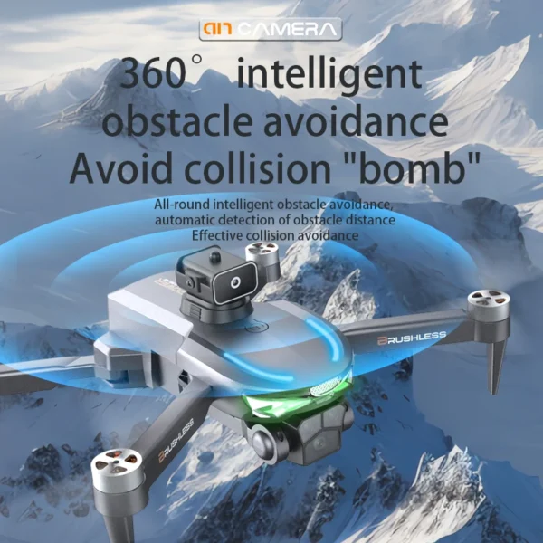 A17 4K Dual Camera GPS Drone w/ 360° Obstacle Avoidance, Auto Return, Foldable RC Quadcopter, WiFi FPV & Long Flight Time - Image 4