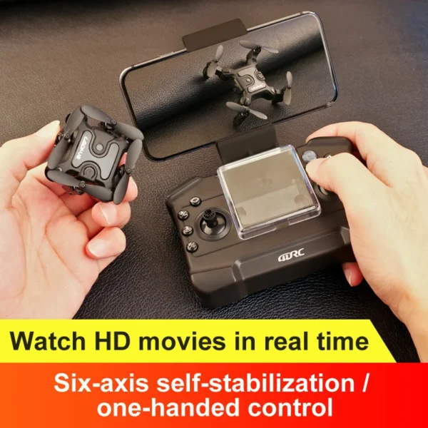 New Mini Drone V2 4K 1080P HD Camera WiFi Fpv Air Pressure Altitude Hold Foldable Quadcopter RC Drone Kid Toy GIft - Image 6