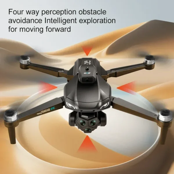 New M33 RC Drone 4K Professinal With Wide Angle Triple HD Camera Foldable RC Helicopter WIFI FPV Height Hold Apron Sell - Image 4