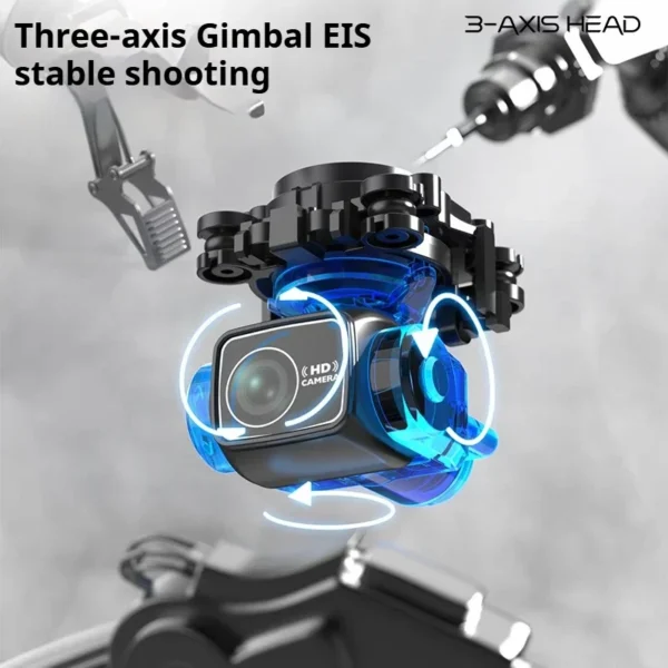 W10 Drone with 4.5 Inch Screen 3-Axis Anti-shake Gimbal Drones 4K Aerial Brushless RC Quadcopter 5G GPS 8K HD Cameras EIS Dron - Image 5