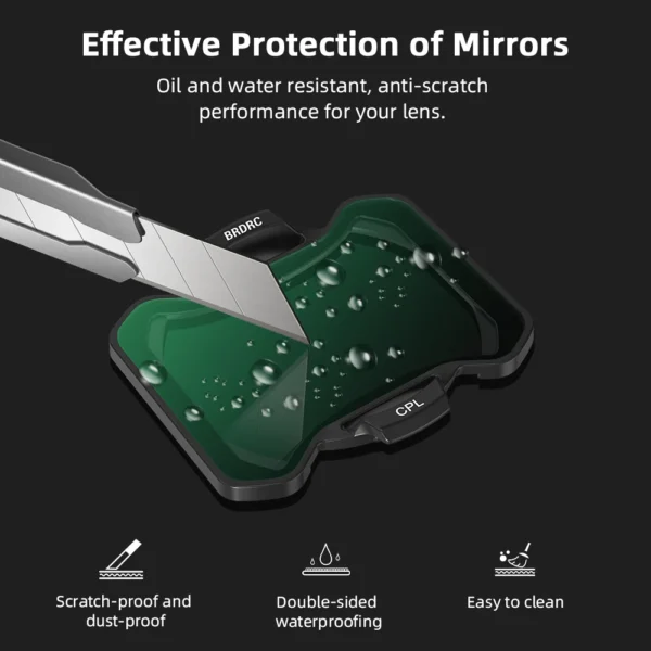 BRDRC Avata 2 Drone Lens Filters Set for DJI AVATA 2 Camera UV CPL ND8 ND16 ND32 ND64 Optical Glass Photography Filters Kit - Image 5
