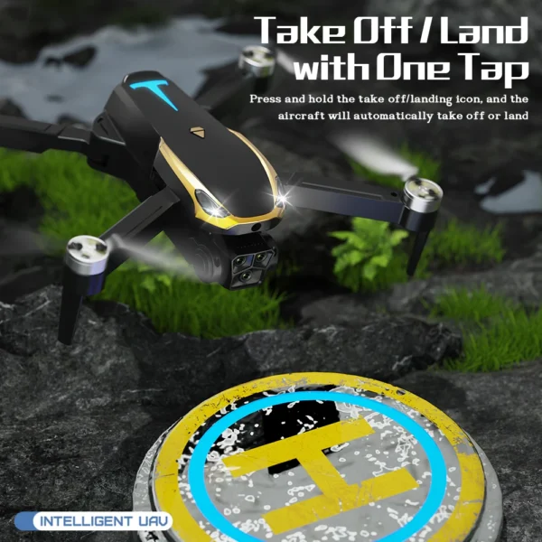 M8 PRO Brushless Motor Drone with 2 Battreys, Intelligent Obstacle Avoidance, Optical Flow, 360-degree rolling, HD Camera - Image 6
