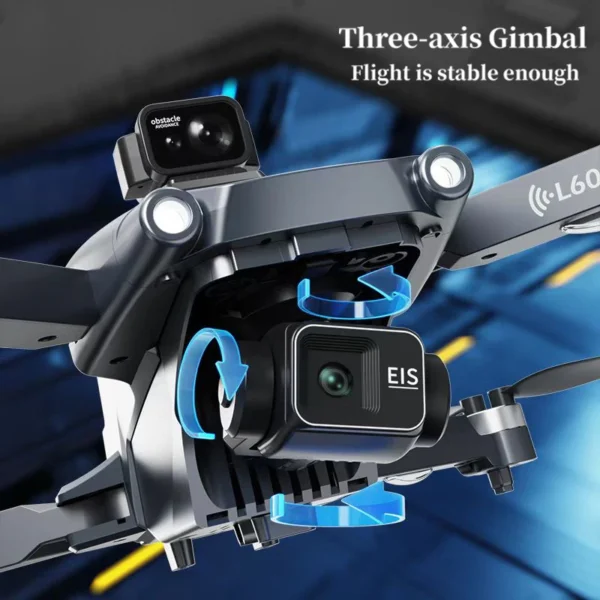 NEW L600 PRO MAX Drone with Large Screen 3-Axis Gimbal 5G GPS 8K HD EIS Camera Obstacle Avoidance Brushless FPV RC Quadcopter - Image 4