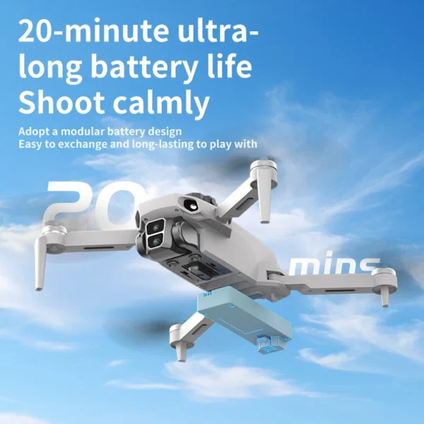 Profesional L106/L106-1 MAX GPS Drone 8K HD Screen Rc 5G FPV Camera Quadcopter Brushless Motor RC Mini Dron for Children Toys - Image 3