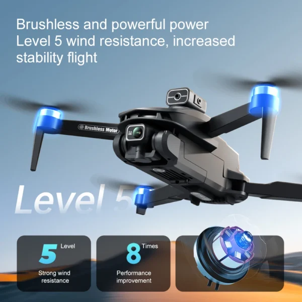 V168 MAX GPS Drone Remote Control With Screen Brushless Aerial Photography Intelligent Obstacle Avoidance Quadcopter RC Aircraft - Image 5