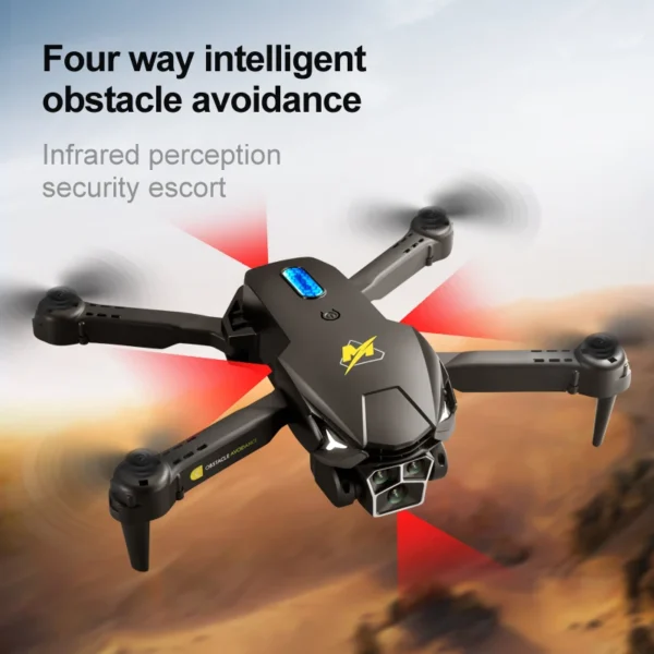 KOXIDA M3 drone 4K triple camera WIFI optical flow positioning obstacle avoidance folding aerial photography drone - Image 4