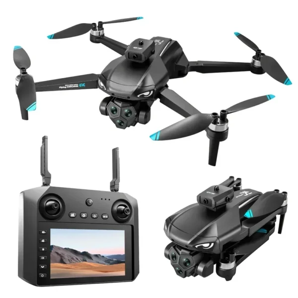 New M33 RC Drone 4K Professinal With Wide Angle Triple HD Camera Foldable RC Helicopter WIFI FPV Height Hold Apron Sell - Image 6