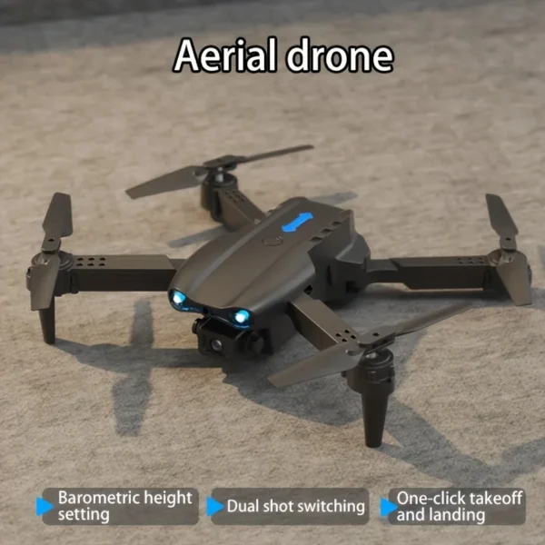 E99 Foldable RC Drone with Dual 8K Cameras, Ideal for Beginners and Adults,  USB Rechargeable Battery, Perfect Gift for Holidays - Image 3