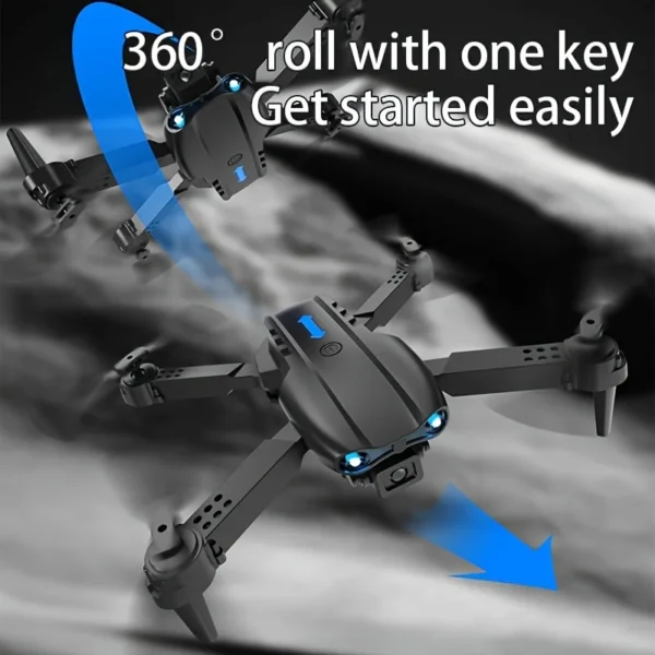E99 Foldable RC Drone with Dual 8K Cameras, Ideal for Beginners and Adults,  USB Rechargeable Battery, Perfect Gift for Holidays - Image 5