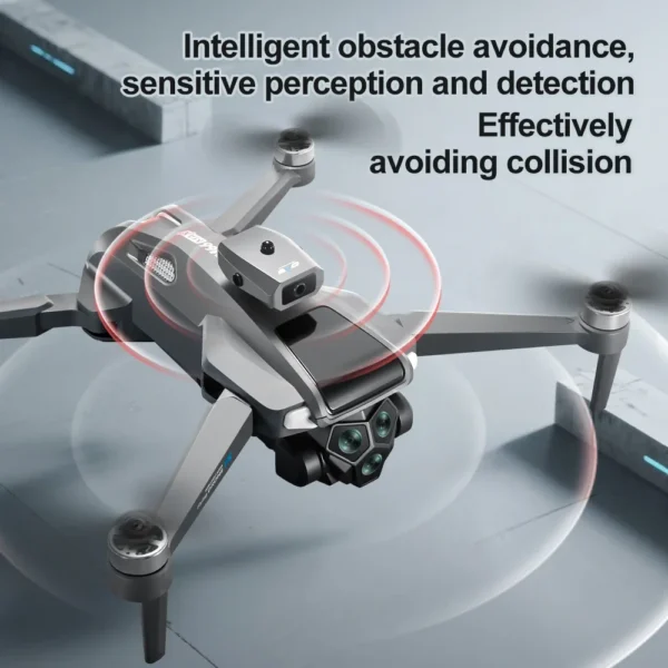 Professional Drone M66 8K Wide-Angle HD Triple Camera WiFi FPV Height Hold RC Drone Aircraft Quadrotor Adult - Image 4