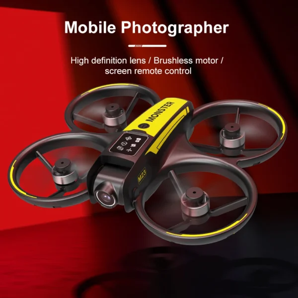 M23 Mini RC Drone 8K HD Camera Screen Control Remote Control WiFi Hold For Selfie And Aerial Shots RC Helicopter For Gifts Toys - Image 2
