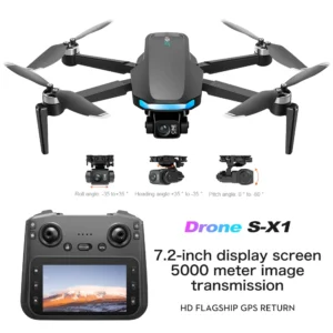 Professional high-end drone GPS screen control three-axis gimbal aerial photography ultra clear digital relay image transmission