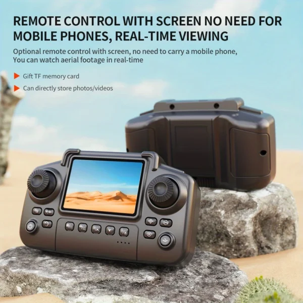E88Pro with Screen Control HD 8K Drone Dual Camera Colorful Light Foldable Mini RC Drone Quadrotor Helicopter Children's Toys - Image 5