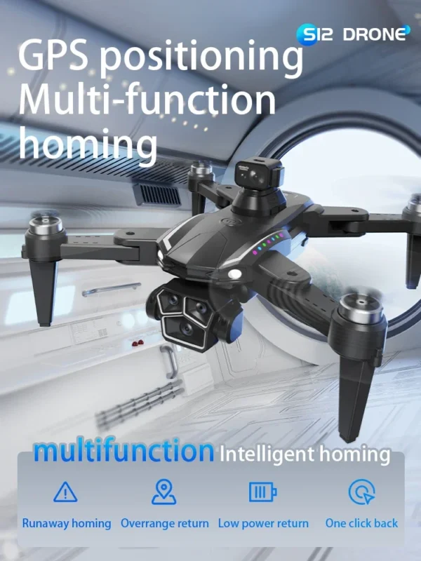 XIAOMI MIJIA S12 Drone RC Aerial Drones 8K 5G Professional GPS HD Camera 4.3inch large screen remote control Foldable quadcopter - Image 5