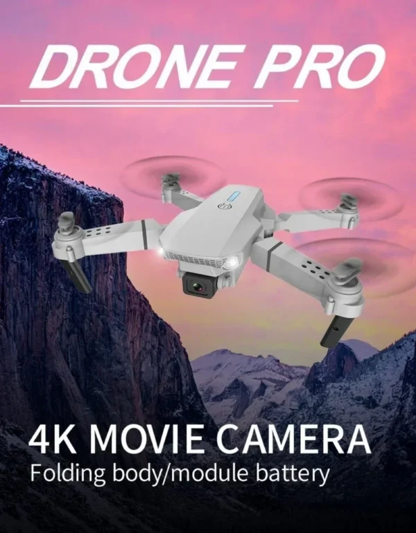 E88 Pro Drone Quadcopter UAV Dual Camera, Altitude Hold, One-Key Operation, LED Lights, Durable ABS Material, Ideal Kid's Toy - Image 2