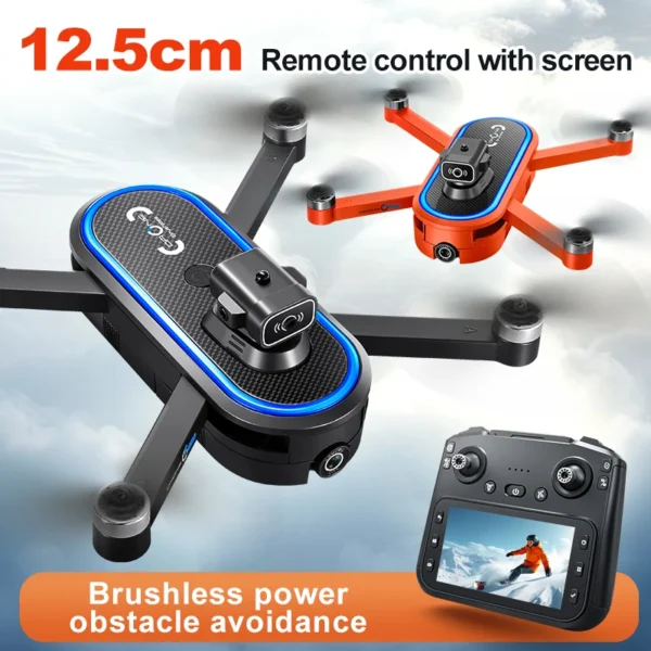 2025 New S186 Drone 8K Professional 5G GPS HD Dual Camera Photography Brushless Foldable Large Screen RC Quadcopter Boy Toy Gift - Image 2