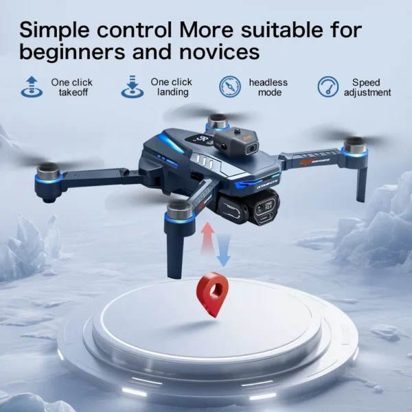 Profesional GT8 Drone 6K HD Dual Camera With Screen FPV WIFI Rc Brushless Motor Obstacle Avoidance Rc Quadcopter - Image 2