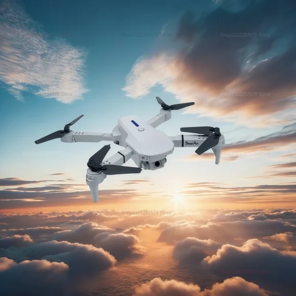 2025 New E88 PRO 8K HD Drone with Wide-Angle Camera WiFi FPV Foldable RC Quadcopter for Kids Adults Aerial Photography Toy Gift - Image 2