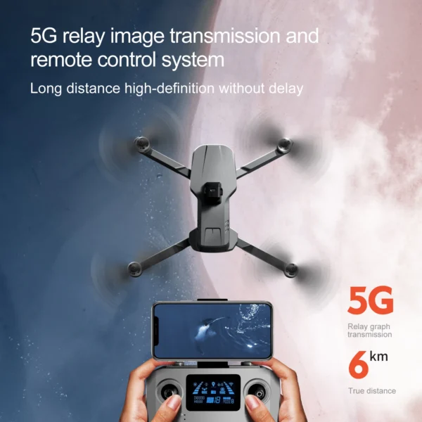 S155/S135 Pro GPS Drone 4k HD Camera Aerial Photography FPV 3-axis Anti-shake Gimbal Brushless Motor Obstacle Avoidance Toys - Image 5