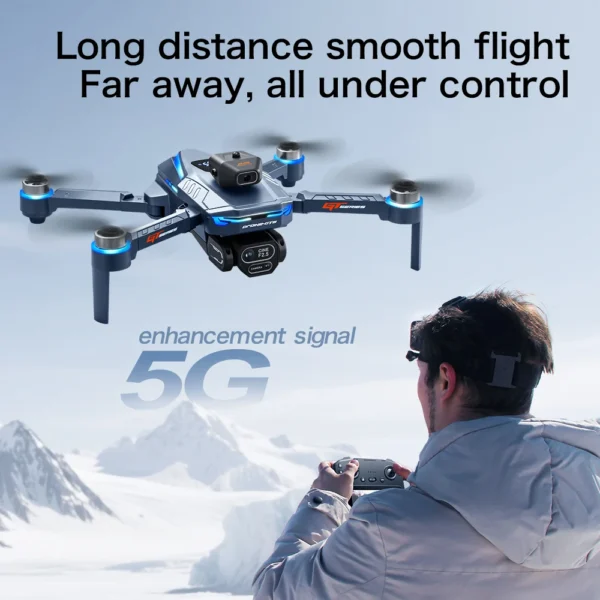 Profesional GT8 Drone 6K HD Dual Camera With Screen FPV WIFI Rc Brushless Motor Obstacle Avoidance Rc Quadcopter - Image 6
