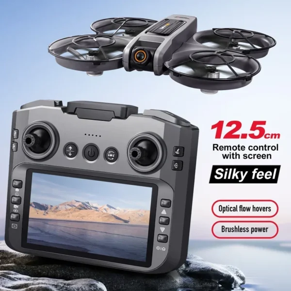 S156 Remote Control Crossing Drone Aerial Vehicle with Display Screen Four Axis Optical Flow Remote Control Aircraft Large Size - Image 4