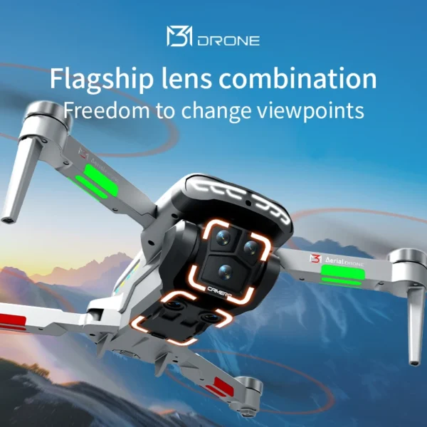 Professional M3 Drone 8K Camera RC Screen WIFI FPV Dron Obstacle Avoidance Brushless Motor Altitude Headless Mode RC Quadcopter - Image 4